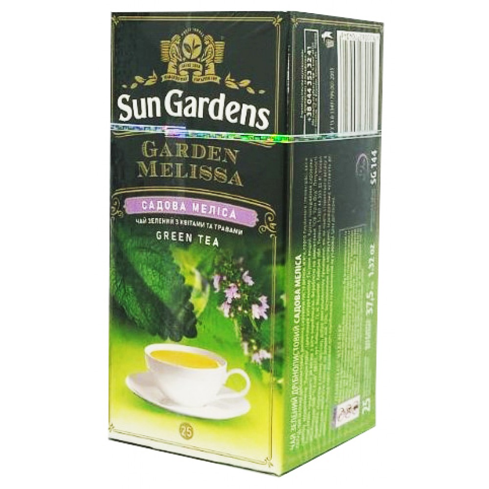 Чай Sun Gardens Садова меліса 25 пакетів - 4820082704346
